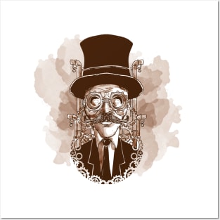 Professor Steampunk Posters and Art